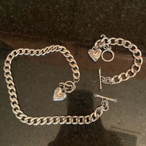 Juicy couture necklace and bracelet